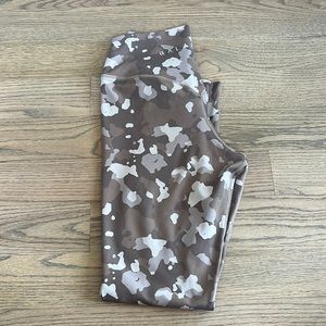 Balance Athletica Brown and White Camouflage Leggings